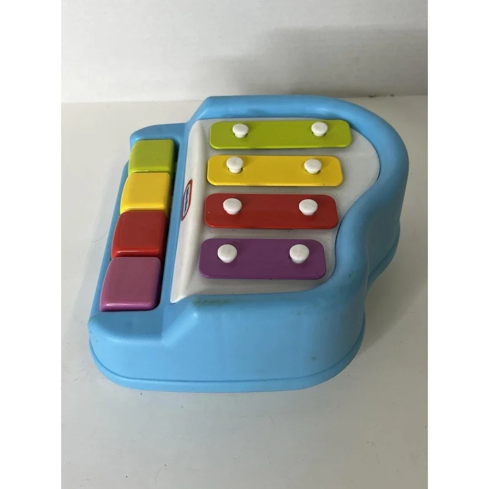 Little Tikes Kids Toy Piano Keyboard Xylophone Blue Multicolor Keys